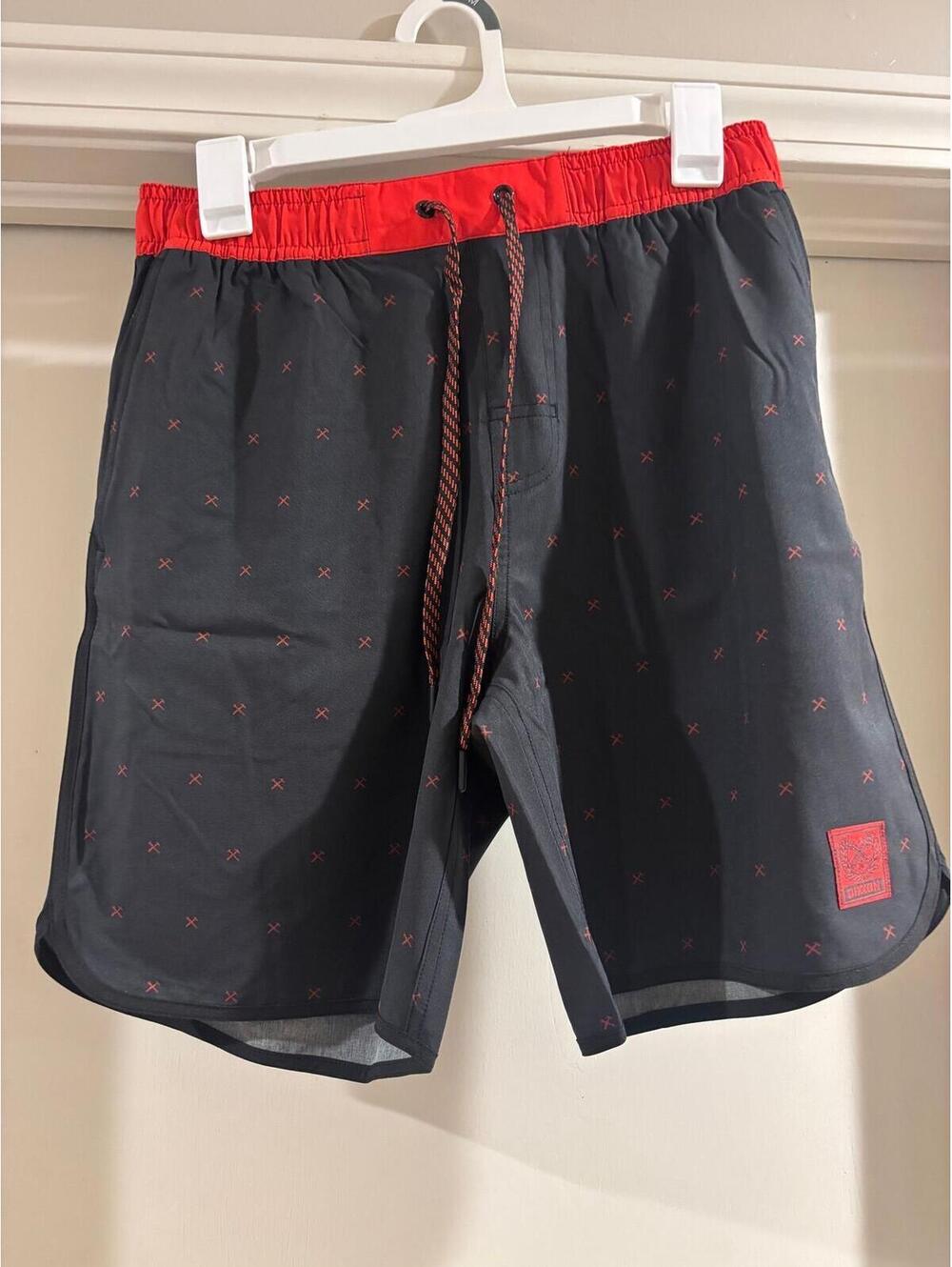 Dixxon Premium Athletic Shorts – Red/Black – Men’s Small